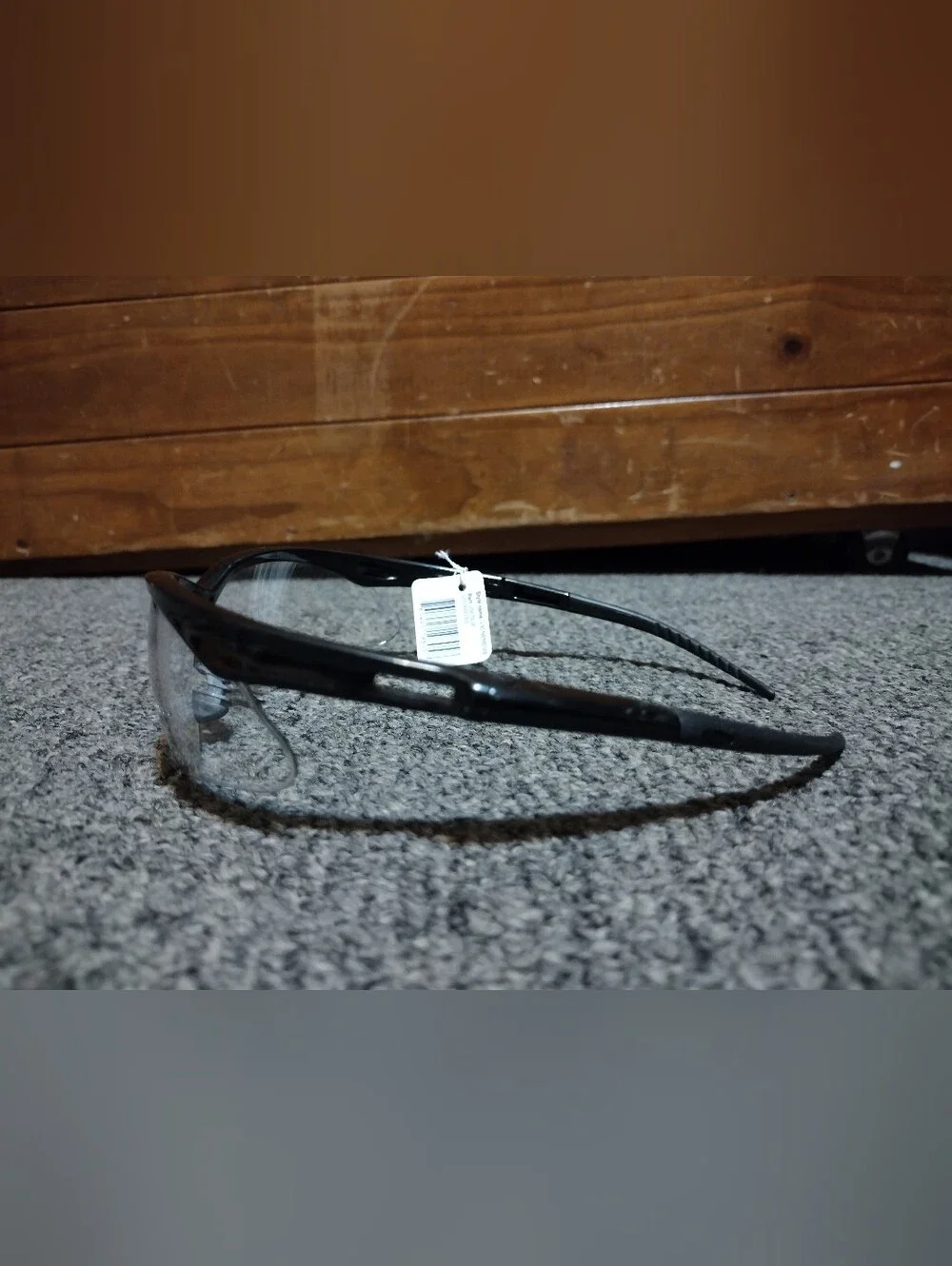 Men’s Black Sunglasses with Clear Lenses